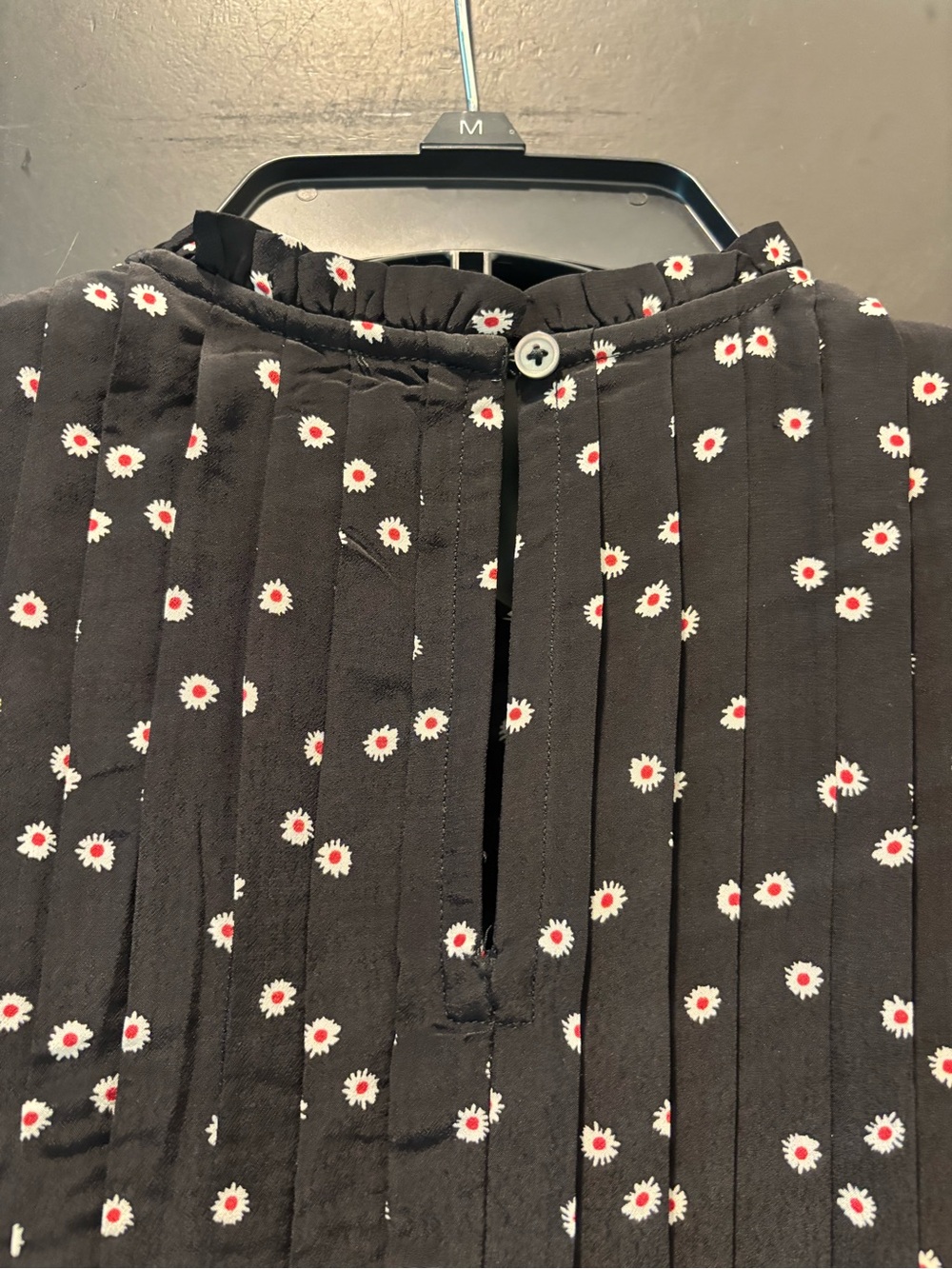 J. Crew Pintuck shift dress midnight floral print XXS NWT NEW pleated Sleeves - Picture 9 of 12